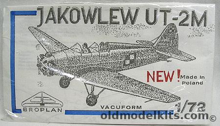 Broplan 1/72 Yakovlev UT-2M - Bagged plastic model kit